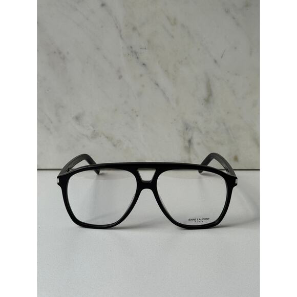 NEW Saint Laurent SL596 Dune Opt Aviator Frames in Black main image 4